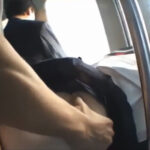 電車で通学中の女子高生を痴漢してバックからガン突きレイプ